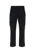 Alexander McQueen Cotton Cargo Cargo Pants — Black