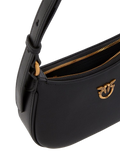 Pinko Half Moon Baby Shoulder Bag — Black