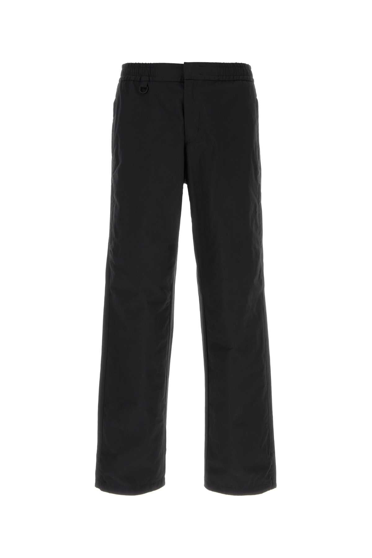 Herno Laminar Cotton-Nylon Blend Trousers — Black