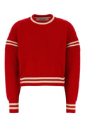 Golden Goose Deluxe Brand Boxy Sweater — Red