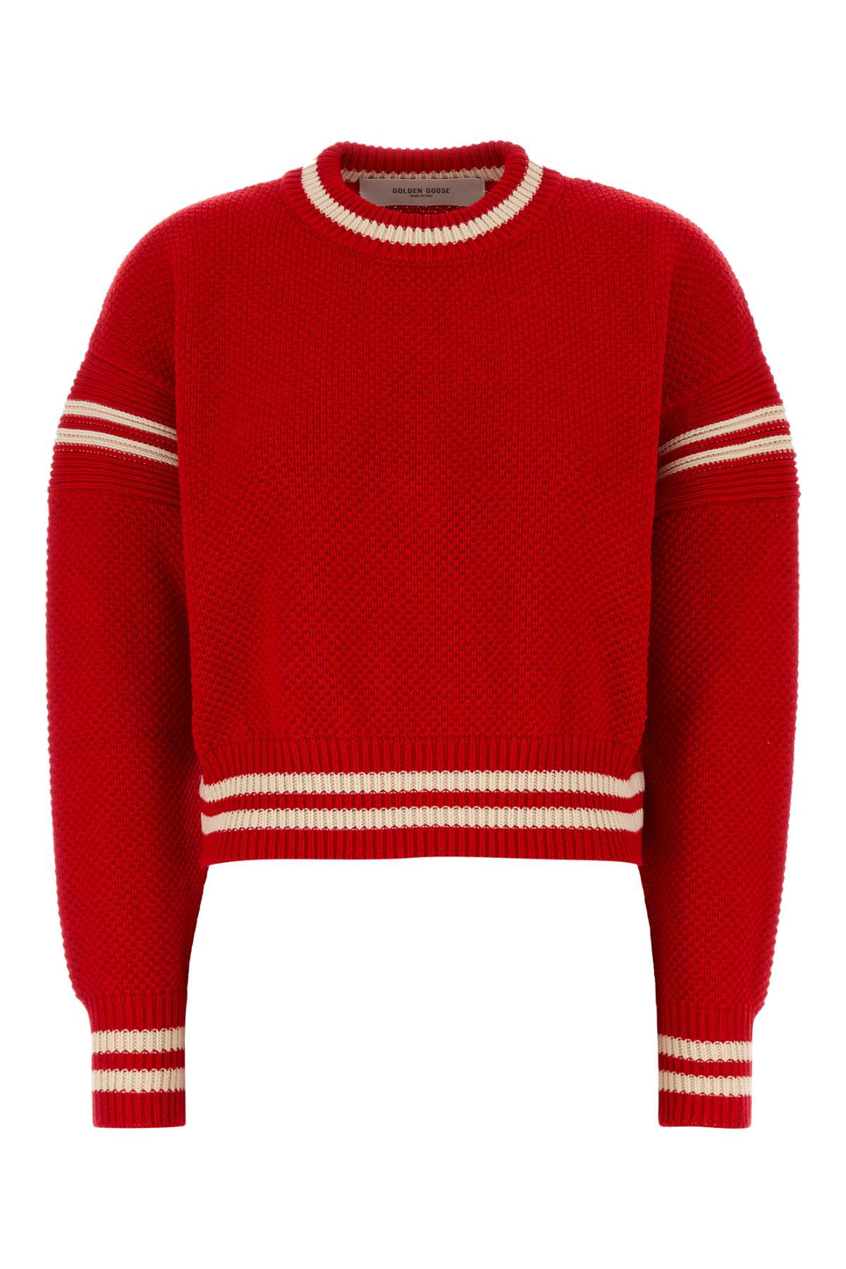 Golden Goose Deluxe Brand Boxy Sweater — Red