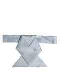 Dolce & Gabbana Silk Adjustable Bow Tie — Blue
