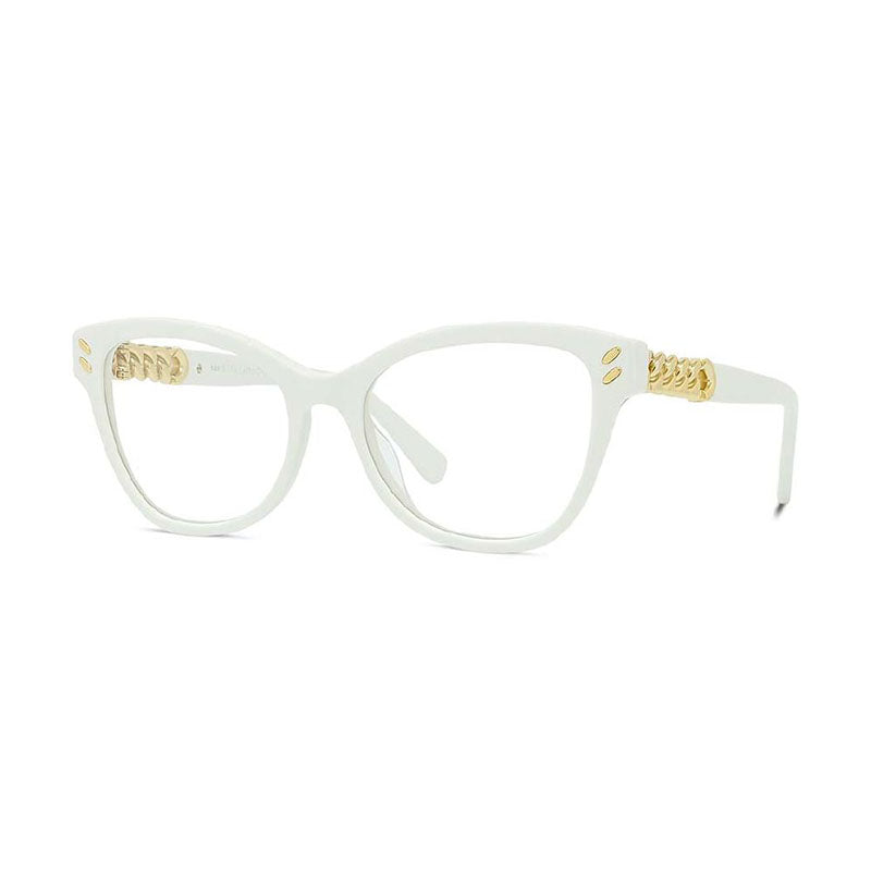 Stella McCartney SC50005I025 Cat-Eye Acetate Eyeglasses — White