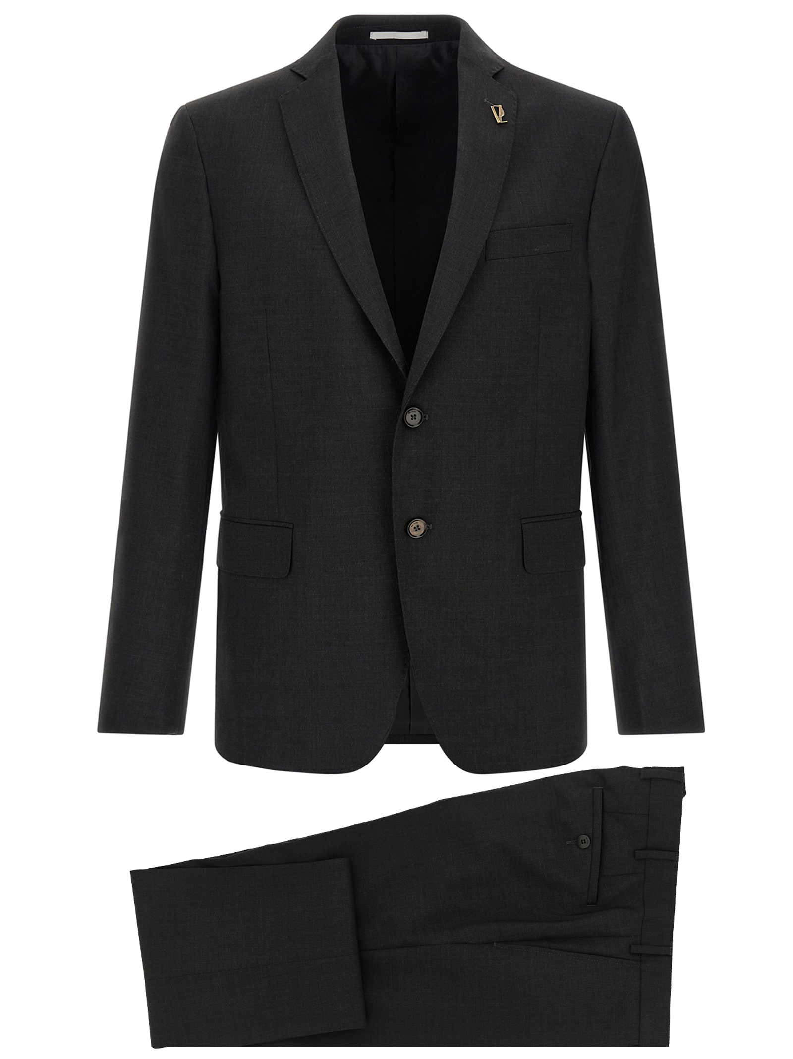 Pal Zileri Wool Two-Piece Suit — Gray