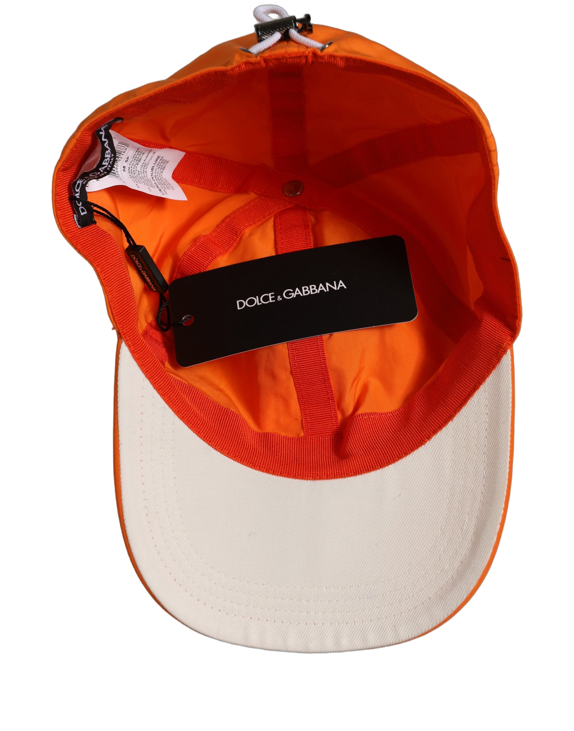 Dolce & Gabbana HAT10059 Baseball Cap — Orange