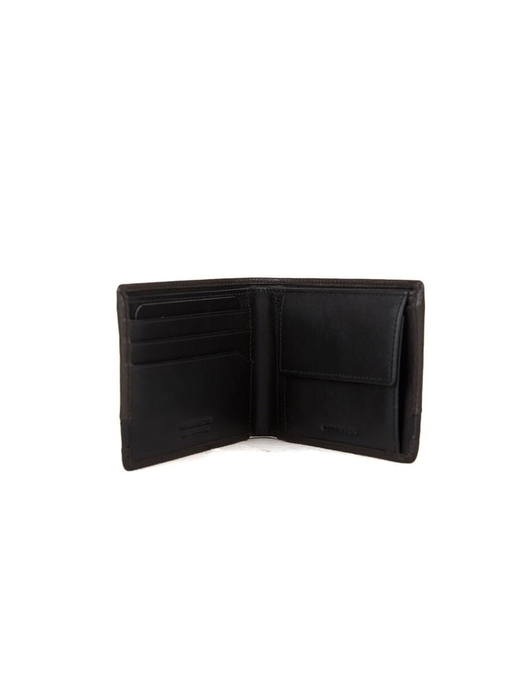 Momo Design Bifold Leather Wallet — Black