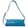 Jil Sander Leather Crossbody Bag — Blue