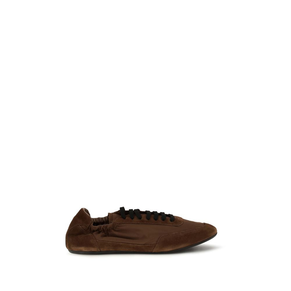 Prada Collapse Sneaker — Brown