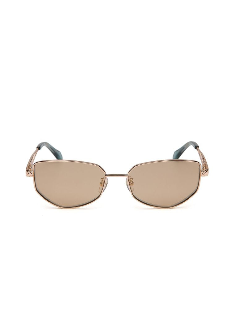 Gafas de sol Just Cavalli SJC200 de acero inoxidable — Doradas
