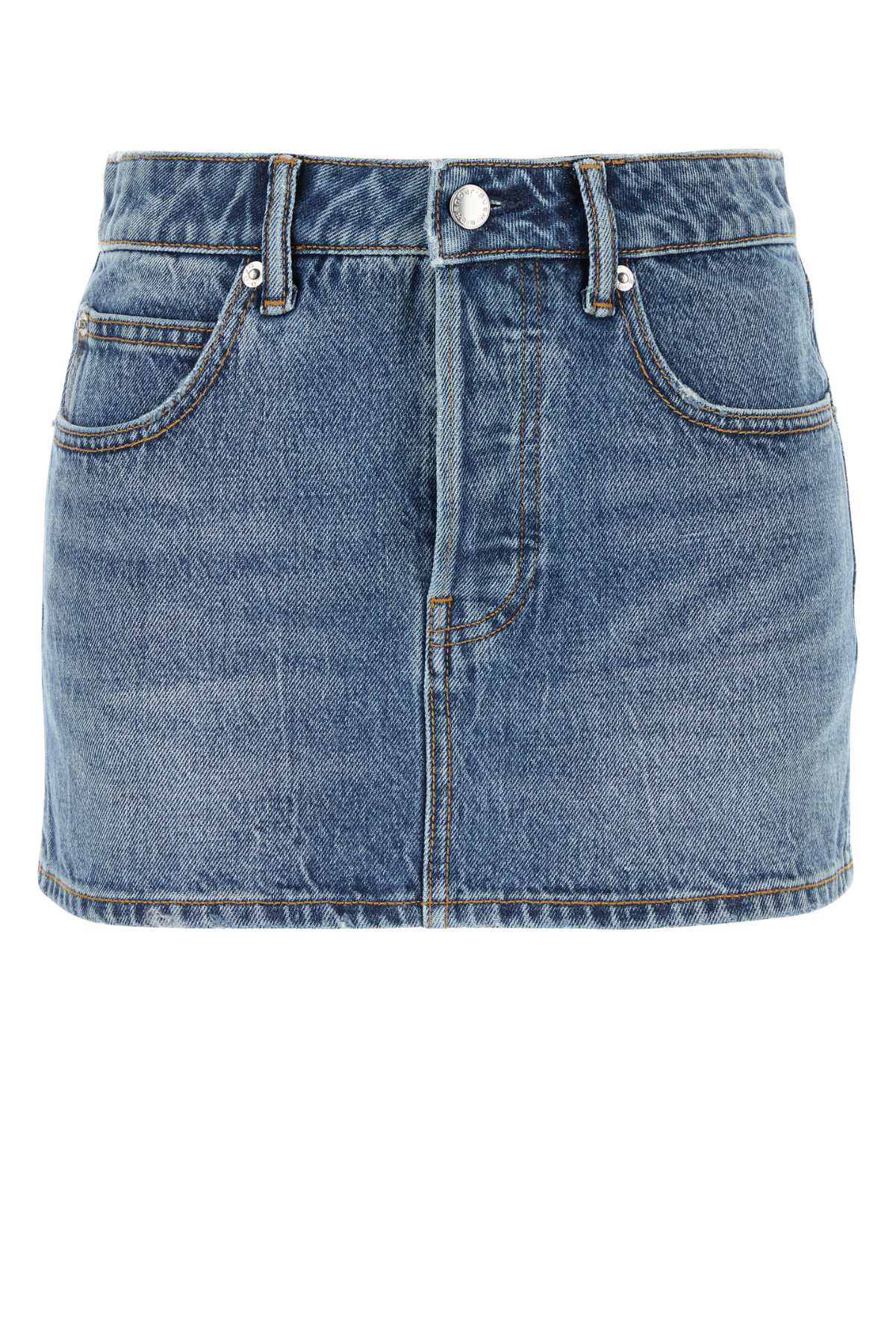 Alexander Wang Denim Skirt — Blue