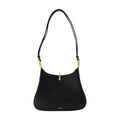 Rabanne Calfskin Leather Shoulder Bag — Black