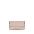 Valentino Garavani Rockstud Wallet — Beige