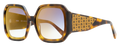 MCM MCM709S Tortoiseshell Square Sunglasses — Tortoise