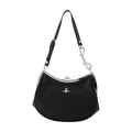 Vivienne Westwood Calfskin Leather Shoulder Bag — Black