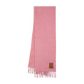 Ganni Double Face Wool Scarf — Pink
