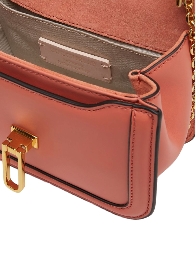 Coccinelle Smooth Cowhide Crossbody Bag — Orange