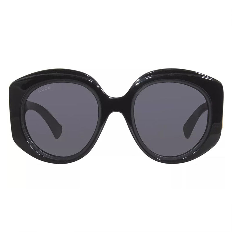 Gucci GG1308S001 Oversized Rounded-Frame Sunglasses — Black