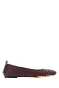 Bottega Veneta Charlotte Ballerina — Mahogany