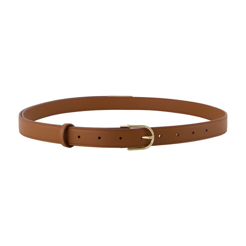 Victoria Beckham Leather Belt — Brown
