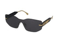 Maison Fendi FE40066U Logo Shield Sunglasses — Black