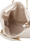 Liu Jo Quilted Polyurethane Tote Bag — White