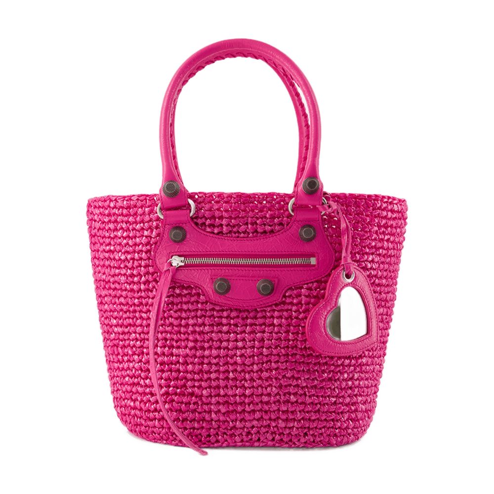 Balenciaga Le Cagole Panier M Shoulder Bag — Pink