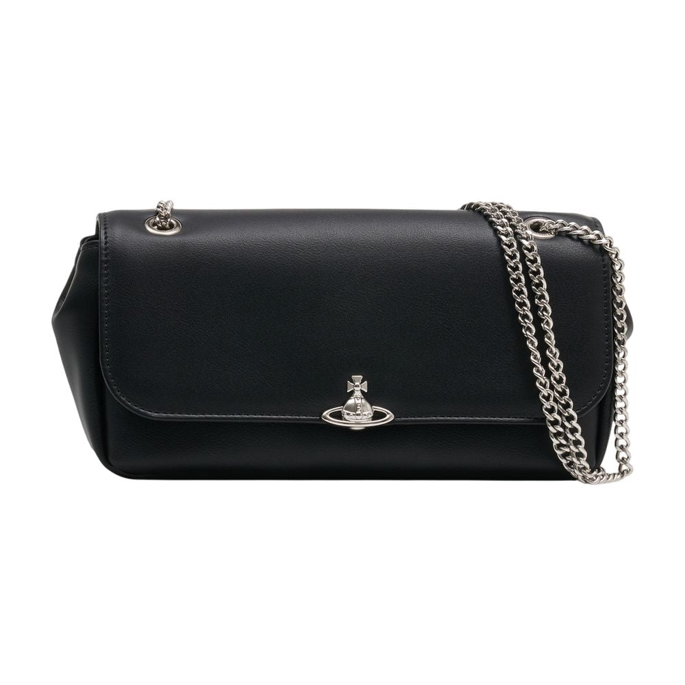 Vivienne Westwood Chain Strap Crossbody Bag — Black