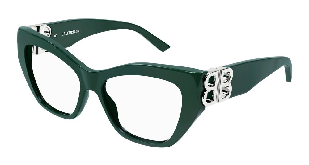 Balenciaga BB0312O Cat-Eye Acetate Eyeglasses — Green