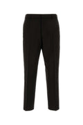 Jil Sander Virgin Wool and Mohair Trousers — Black