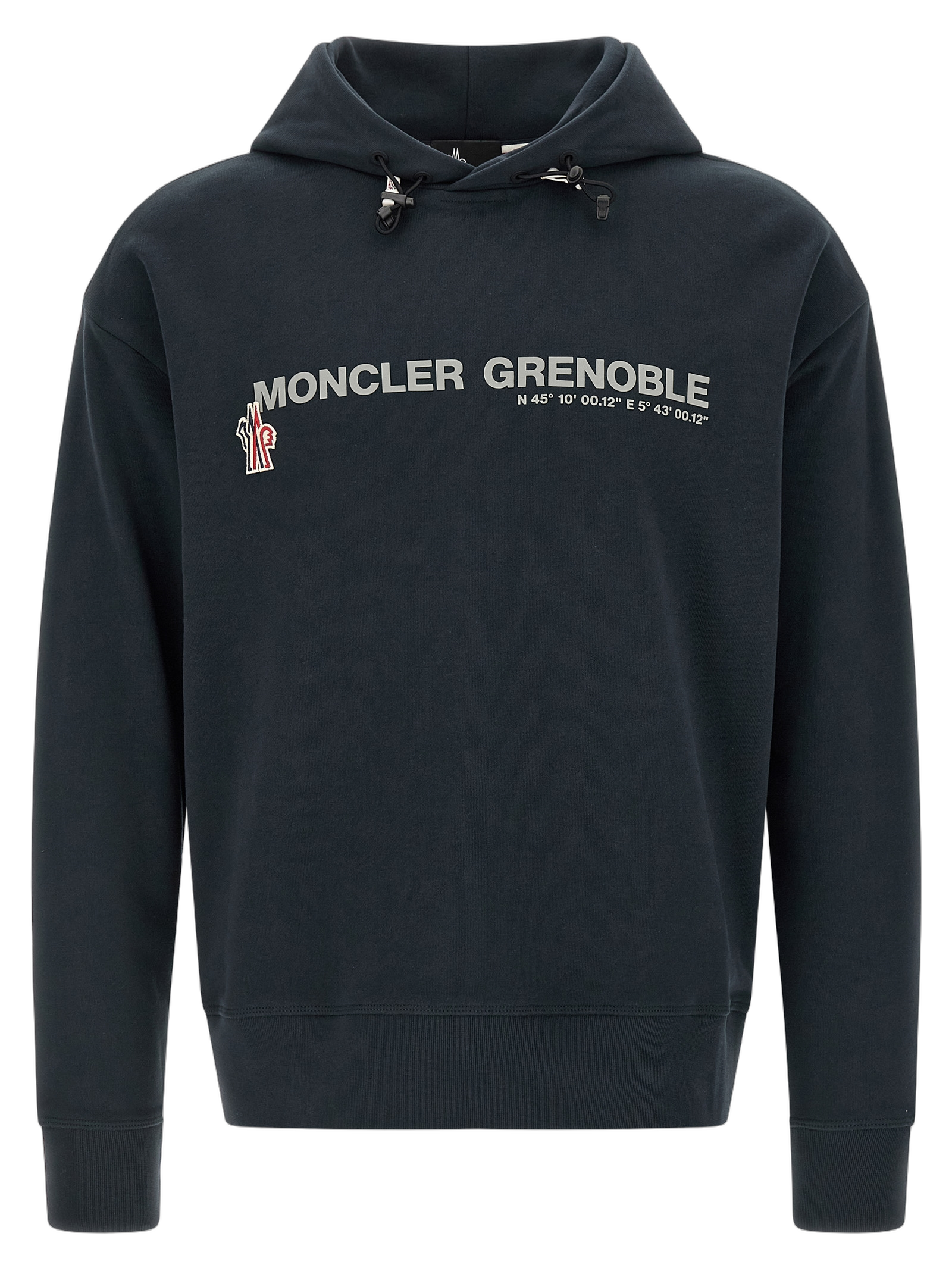 Moncler Grenoble Cotton Jersey Hoodie — Navy