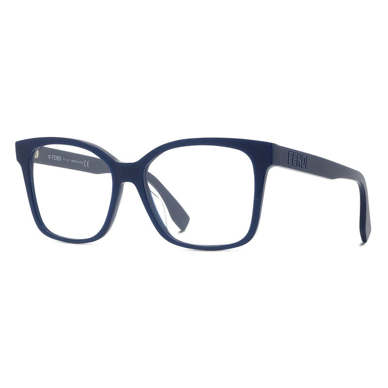 Fendi FE50016I090 Square Acetate Eyeglasses — Navy