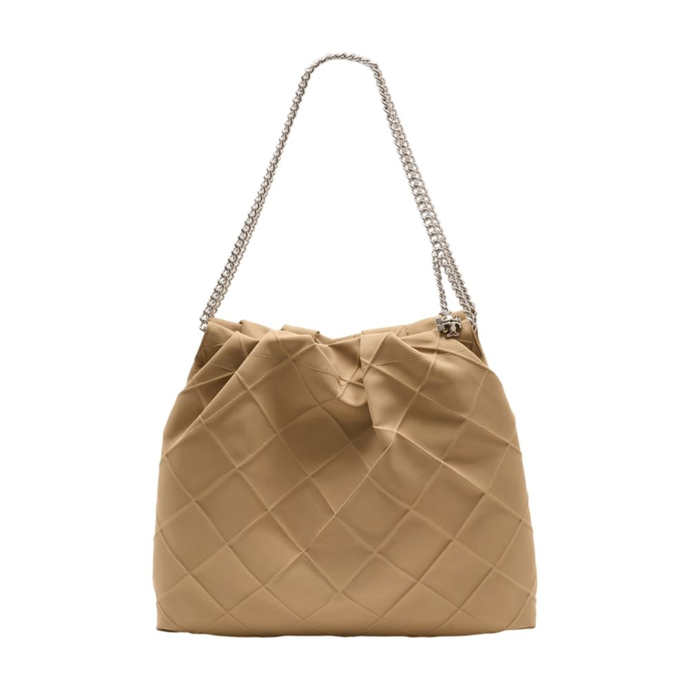 Tory Burch Fleming Shoulder Bag — Beige
