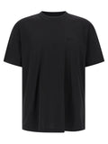 Y-3 Logo-Embroidered Cotton T-Shirt — Black