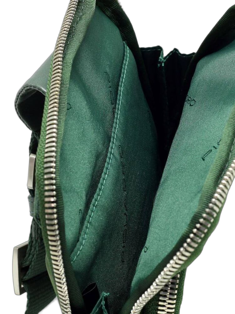 Piquadro Ryan Crossbody Bag — Green
