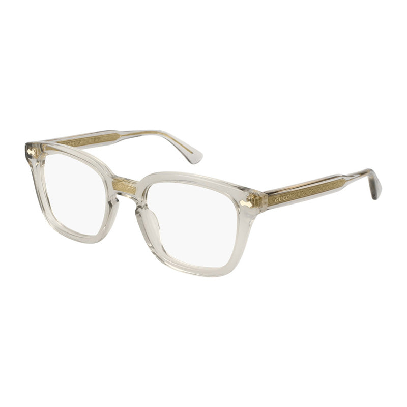 Gucci GG0184O005 Acetate Frame Eyeglasses — Clear