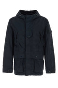 Stone Island Parka Jacket — Navy