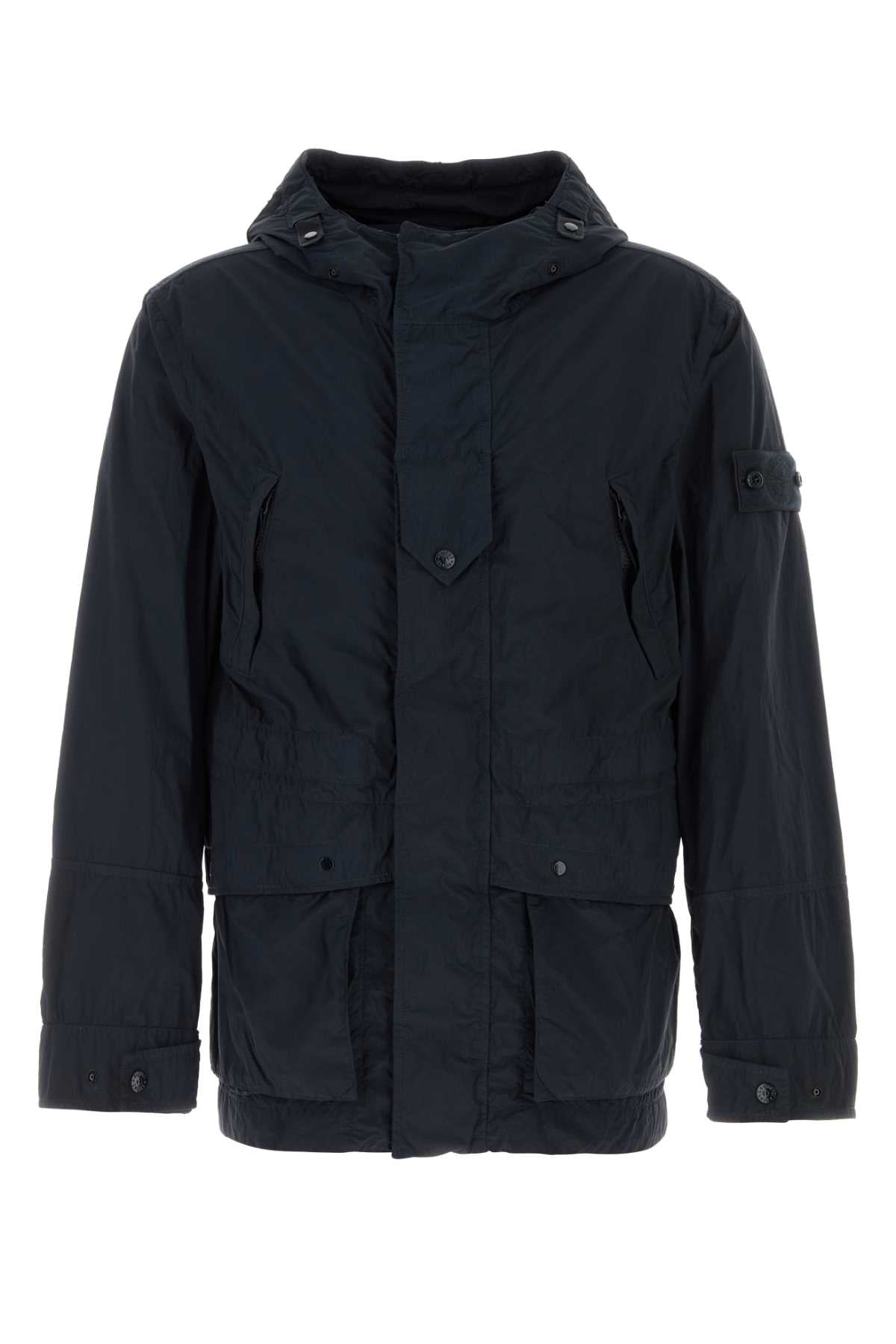 Stone Island Parka Jacket — Navy