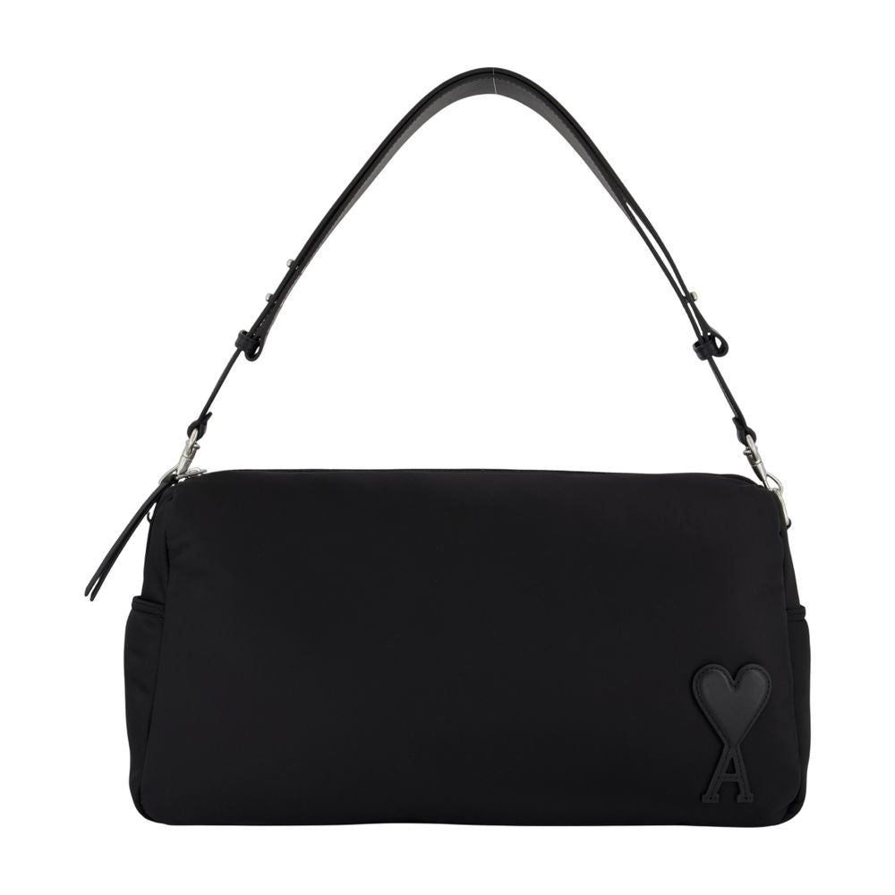 AMI Paris Shoulder Bag — Black