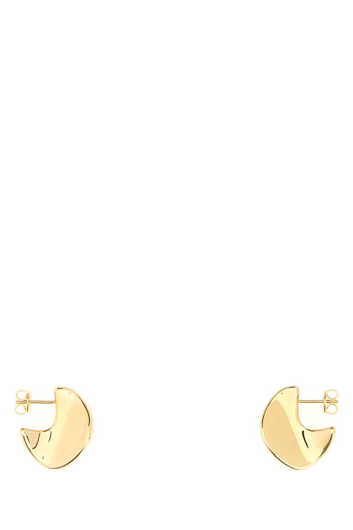 Bottega Veneta Chunky Gold Earrings — Gold