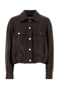Loewe Lamb Leather Jacket — Brown