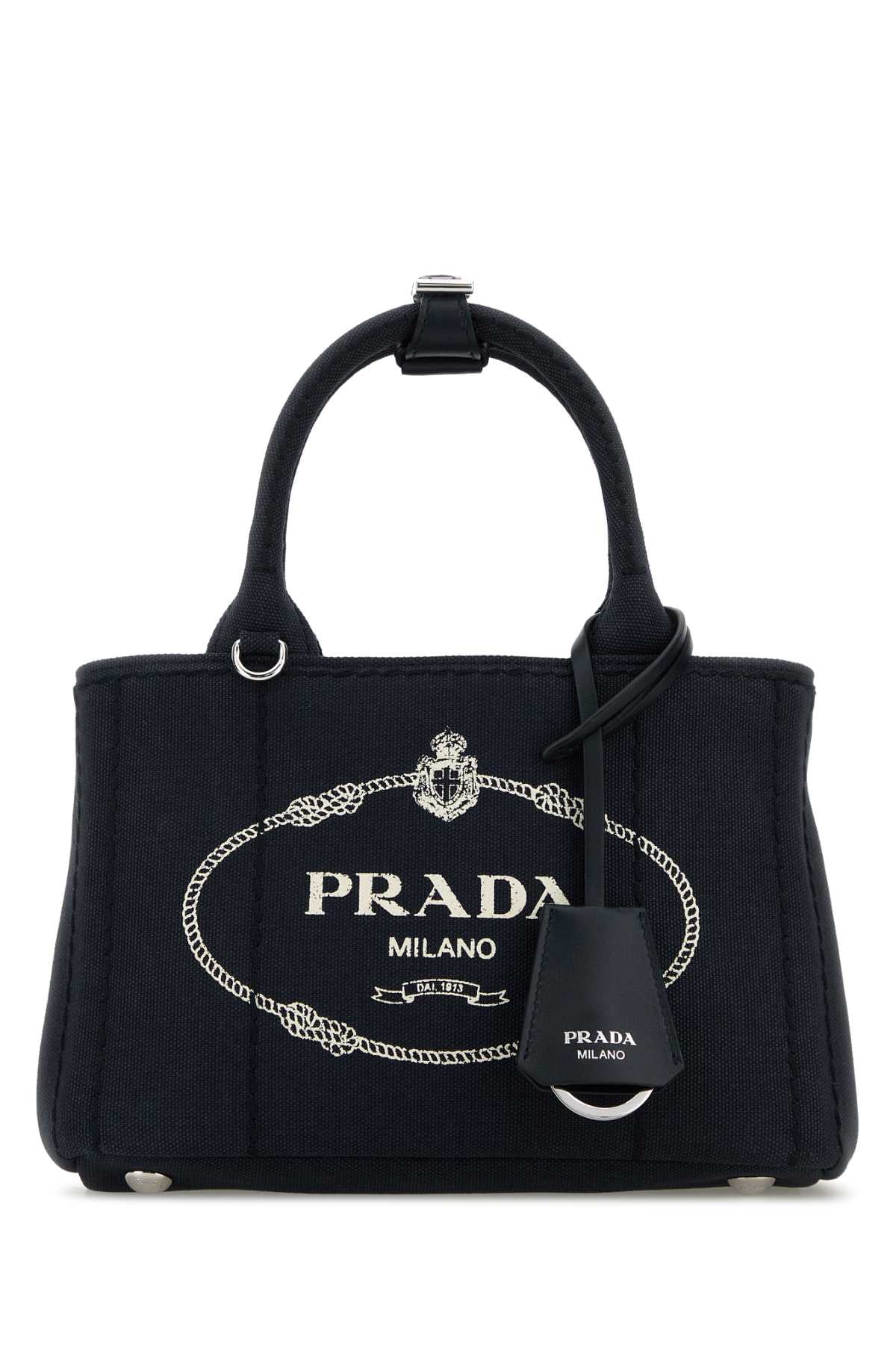 Prada Jardiniére Tote Bag — Navy