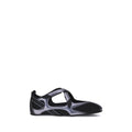 The Attico Nomad Ballet Flat — Black