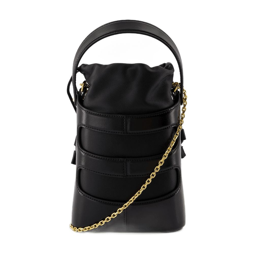 Alexander McQueen The Rise Mini Crossbody Bag — Black