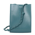 Jil Sander Leather Crossbody Bag — Green