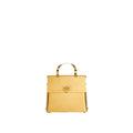 Ferragamo Trifolio Top Handle Bag — Gold