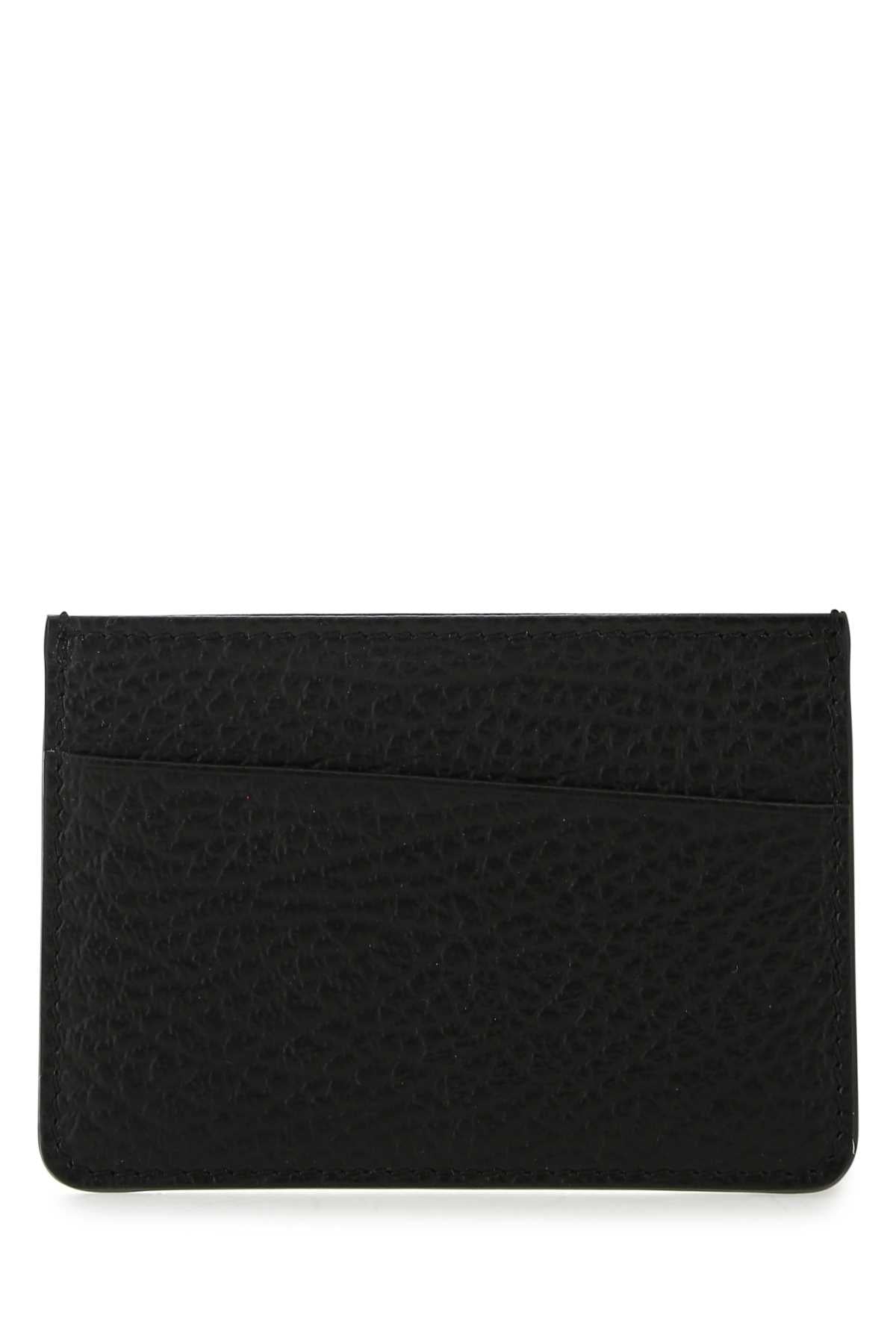 Maison Margiela Leather Card Case — Black