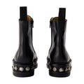 Toga Pulla Studded Leather Boots — Black