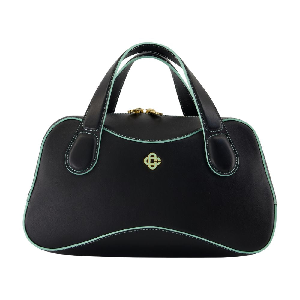 Casablanca Top Handle Bag — Black