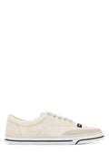 Dolce & Gabbana Canvas Low-Top Sneaker — Beige