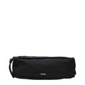 Jil Sander Padded Fabric Shoulder Bag — Black